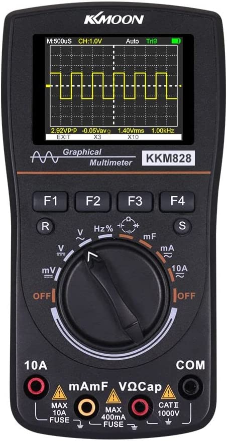 digitales Oszilloskop Multimeter 2,4 Zoll Bildschirm 1MHz Bandbreite 2,5 msps Abtastrate intelligentes grafisches Oszilloskop