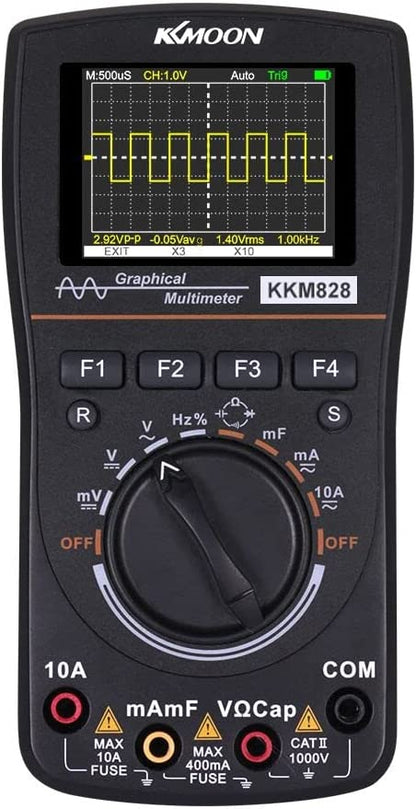 digitales Oszilloskop Multimeter 2,4 Zoll Bildschirm 1MHz Bandbreite 2,5 msps Abtastrate intelligentes grafisches Oszilloskop