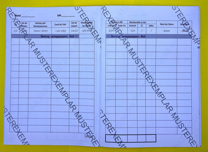 Fahrtenbuch Linienbus - Design "Custom"